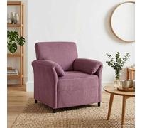 vidaXL Sofá de una plaza Morado 88 x 83 x 95 cm Terciopelo