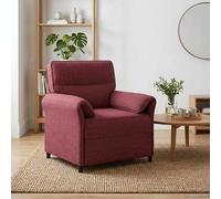 vidaXL Sofá de una plaza Rojo vino 88 x 83 x 95 cm Tela
