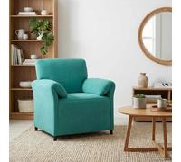 vidaXL Sofá de una plaza Tuquesa 88 x 83 x 95 cm Terciopelo