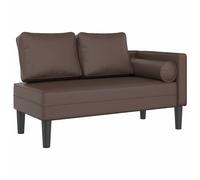 vidaXL Sofá diván con cojines cuero sintético en color Gris/Crema/Capuchino y más | acolchados duraderos para sofás de jardín terraza exterior