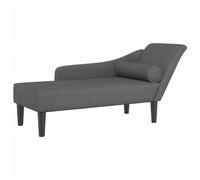 vidaXL Sofá diván con cojines tela en color Gris oscuro/Gris claro/Taupé y más | acolchados duraderos para sofás de jardín terraza exterior