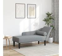 vidaXL Sofá diván con cojines, tela y acolchados duraderos – Gris claro/Gris oscuro/Taupé