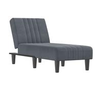 vidaXL Sofá diván de terciopelo Negro/Gris oscuro/Azul y más