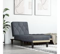 vidaXL Sofá diván de terciopelo – Colores: Gris claro, Verde oscuro, Azul y más