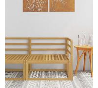 vidaXL Sofá esquinero de Exterior Blanco 83 x 83 x 73 cm
