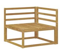 vidaXL Sofá esquinero de Exterior Blanco 83 x 83 x 73 cm