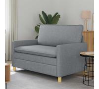 vidaXL Sofá 126 x 81 x 87,5 cm Multicolor Gris claro