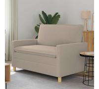 vidaXL Sofá Gris Claro 126 x 81 x 87,5 cm Tela