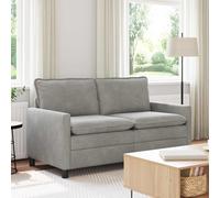 vidaXL Sofá Gris Claro 156 x 81 x 87,5 cm Terciopelo