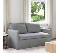 vidaXL Sofá 156 x 82 x 85 cm tela Gris Claro