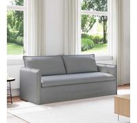 vidaXL Sofá Gris Claro 196 x 82 x 85 cm tela