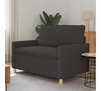 vidaXL Sofá Gris oscuro 126 x 81 x 87,5 cm Tela