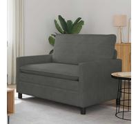 vidaXL Sofá Gris oscuro 126 x 81 x 87,5 cm Tela