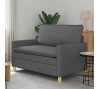 Sofá Gris Oscuro 126 X 81 X 87,5 Cm Tela Vidaxl