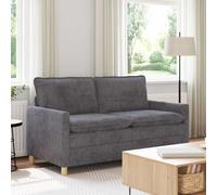 vidaXL Sofá Gris oscuro 156 x 81 x 87,5 cm Poliéster
