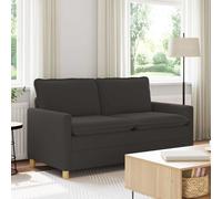 vidaXL Sofá Gris oscuro 156 x 81 x 87,5 cm Tela