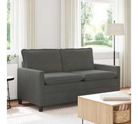 vidaXL Sofá 156 x 81 x 87,5 cm Tela Multicolor Gris oscuro