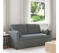 vidaXL Sofá Gris oscuro 158 x 78 x 80 cm tela