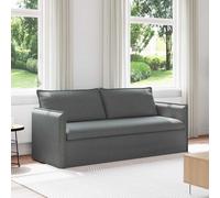 vidaXL Sofá Gris oscuro 196 x 82 x 85 cm tela