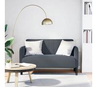 vidaXL Sofá Loveseat Terciopelo Gris oscuro 109 cm