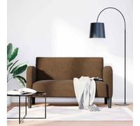 vidaXL Sofá de dos plazas Loveseat 110 cm Marrón, cuero sintético, sofá cama