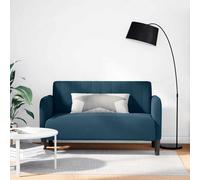 vidaXL Sofá Loveseat Terciopelo Azul 109 cm