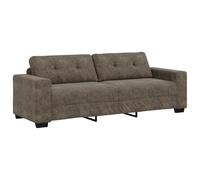vidaXL Sofá Moderno Gris Oscuro de con Cojines cómodos. Este sofá de Tres plazas Salas de Estar y se Adapta a Muebles contemporáneos. Es un sofá Rectangular Ideal para tu hogar.
