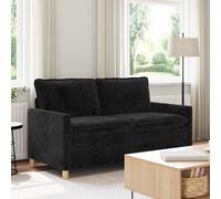Sofá Negro 156 X 81 X 87,5 Cm Poliéster Vidaxl