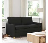 vidaXL Sofá Negro 156 x 81 x 87,5 cm Tela