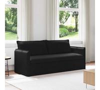 vidaXL Sofá Negro 196 x 82 x 85 cm tela