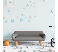 vidaXL Sofá para niños de tela gris taupé 70x40x24 cm