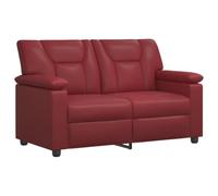 vidaXL Sofá Rojo Vino 151 x 85 x 93 cm Cuero sintético