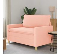 vidaXL Sofá Rosa 126 x 81 x 87,5 cm Tela