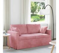 vidaXL Sofá Rosa 158 x 78 x 80 cm Terciopelo