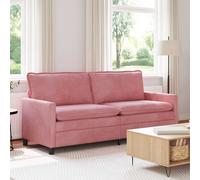 vidaXL Sofá Rosa 196 x 81 x 87,5 cm Terciopelo