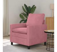 vidaXL Sofá Rosa 76 x 81 x 87,5 cm Terciopelo
