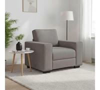 vidaXL Sofá Sillón Color Topo 100x77x82 cm Tela