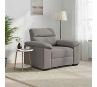vidaXL Sofá Sillón Color Topo 100x81x84 cm Tela