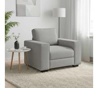 vidaXL Sofá Sillón Nube Gris 100x77x82 cm Tela