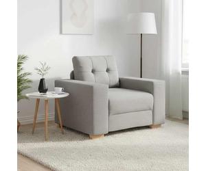vidaXL Sofá Sillón Nube Gris 100x78x80 cm Tela