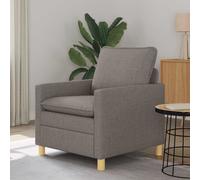 vidaXL Sofá Topo 76 x 81 x 87,5 cm Tela