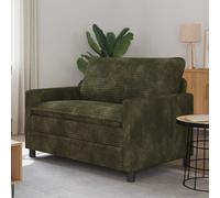 vidaXL Sofá Verde 126 x 81 x 87,5 cm Poliéster