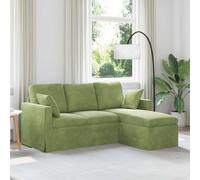 vidaXL Sofá Verde claro 178 x 134 x 80 cm Terciopelo