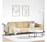 vidaXL Sofá Verde grisáceo 250 x 77 x 76 cm Tela de Pana