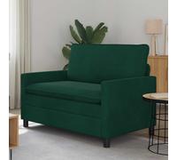 vidaXL Sofá Verde oscuro 126 x 81 x 87,5 cm