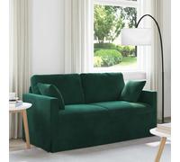 vidaXL Sofá Verde oscuro 158 x 78 x 80 cm Terciopelo