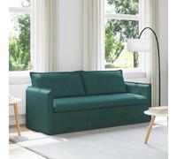 vidaXL Sofá Verde oscuro 196 x 82 x 85 cm tela