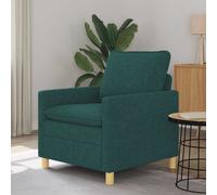 vidaXL Sofá Verde oscuro 76 x 81 x 87,5 cm Tela