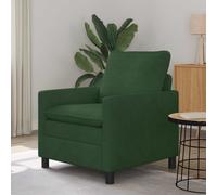 vidaXL Sofá Verde Selva 76 x 81 x 87,5 cm Tela