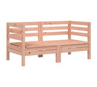 vidaXL Sofás de esquina de jardín 2 uds madera maciza Douglas